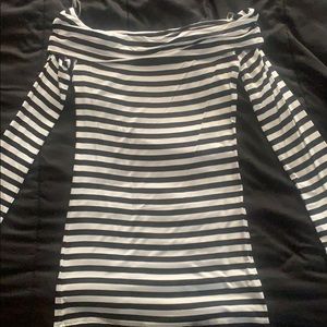 Long sleeve striped dress